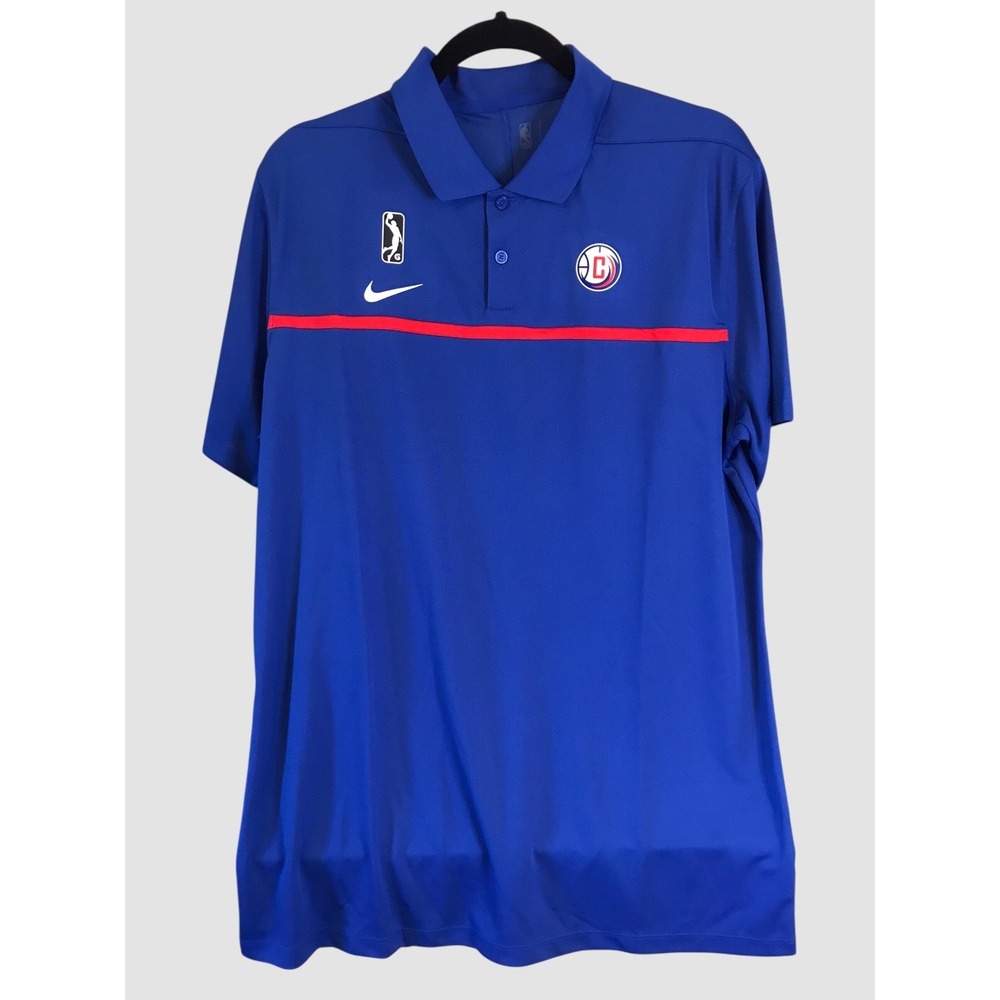 NWT Nike Dri-Fit NBA G-League Los‎ Angeles Clippers Polo sz Large Tall